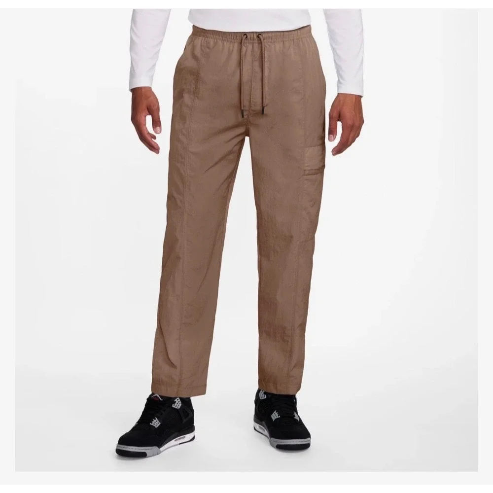 Jordan Essentials Mens Woven Cargo Pants Archeo Brown Large FN4539-223 NWOT